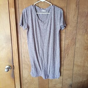 Heart & Hips Short Sleeve Dress Size M Soft Stretch Casual Basic Tunic Dress